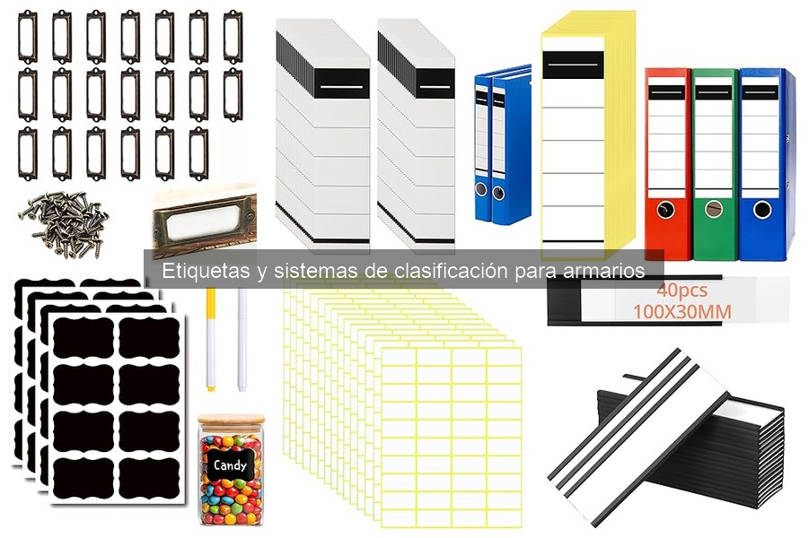 Errores comunes al usar etiquetas en armarios: ¡Evítalos!