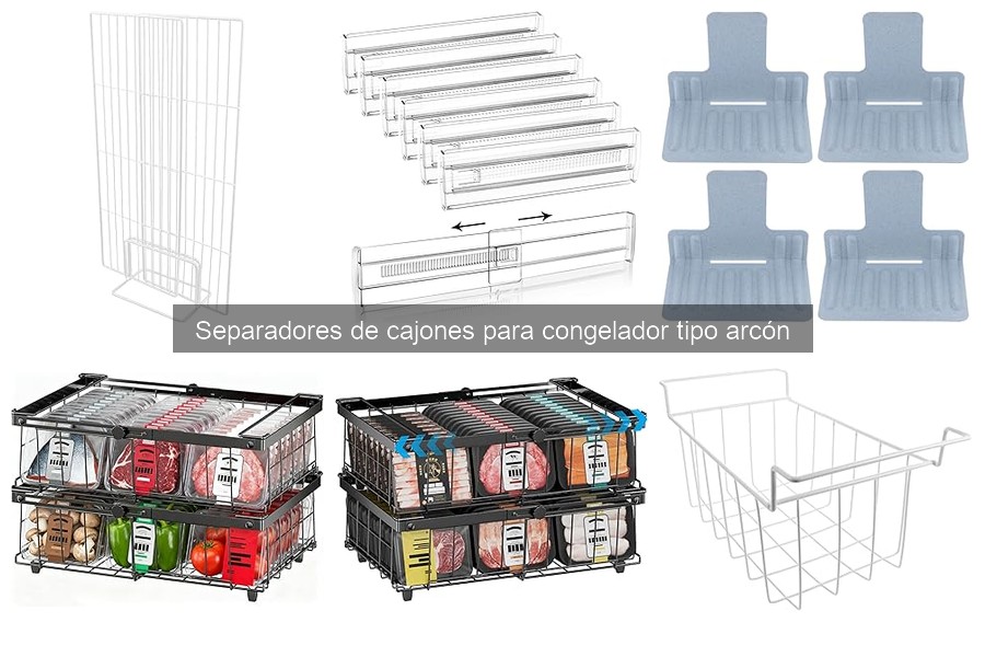 Errores comunes al usar separadores de cajones para congelador