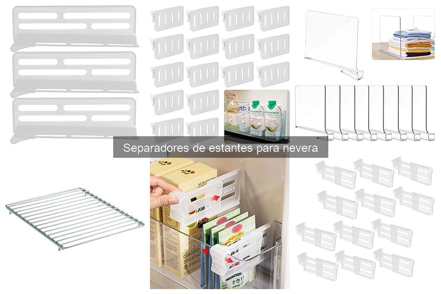 Errores comunes al usar separadores de estantes para nevera