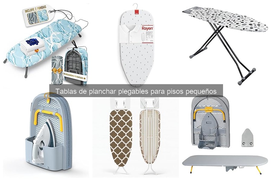 Espacio necesario para una tabla de planchar plegable