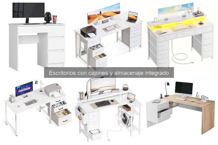 Estilos de decoración que combinan con escritorios con cajones