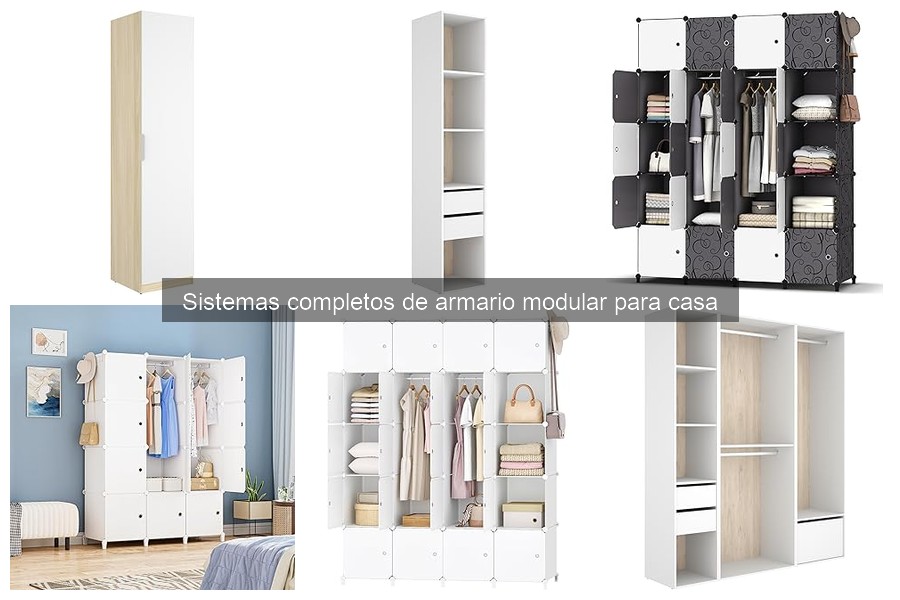 Estilos de diseño en armarios modulares para tu hogar