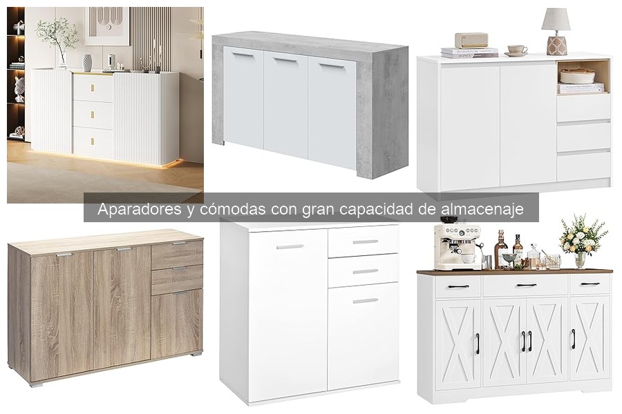 Estilos de diseño ideales para cómodas en casas pequeñas