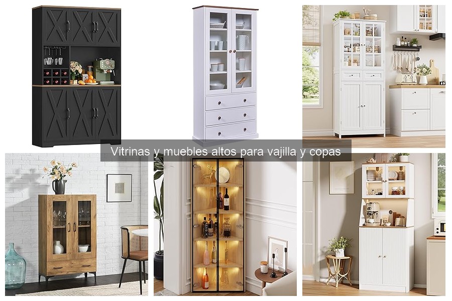Estilos de vitrinas para decorar tu hogar con elegancia