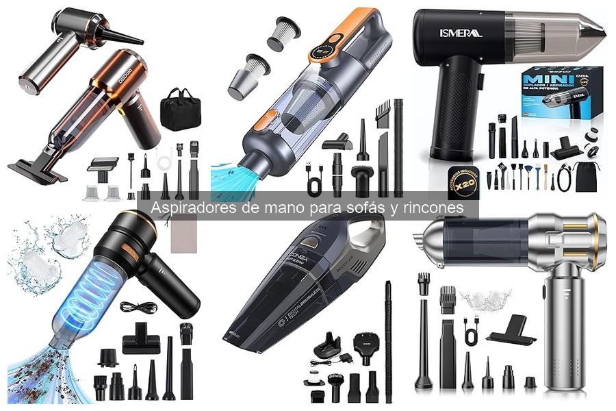 Guía de compra de aspiradores de mano para sofás y rincones