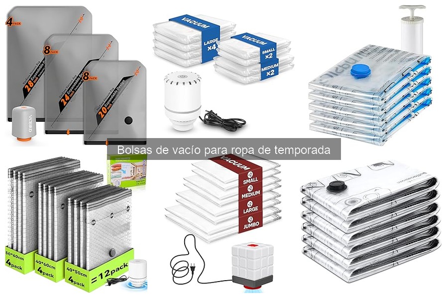 Guía de compra de bolsas de vacío para ropa de temporada