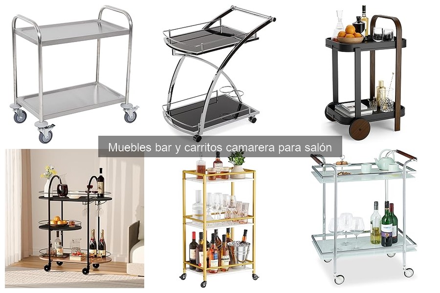 Guía de compra de carritos de bar para tu salón