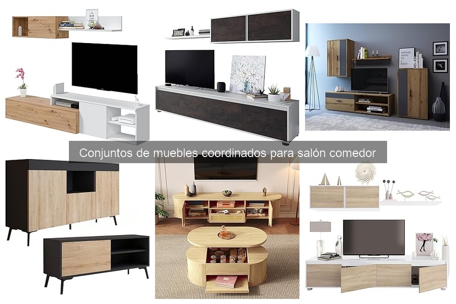 Guía de compra de conjuntos de muebles coordinados para salón