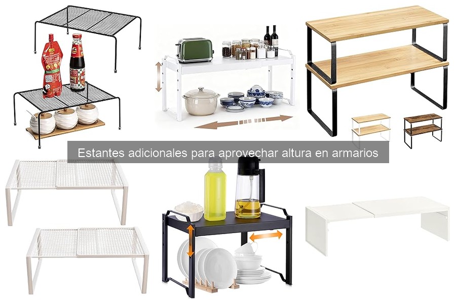 Guía de compra de estantes adicionales para armarios
