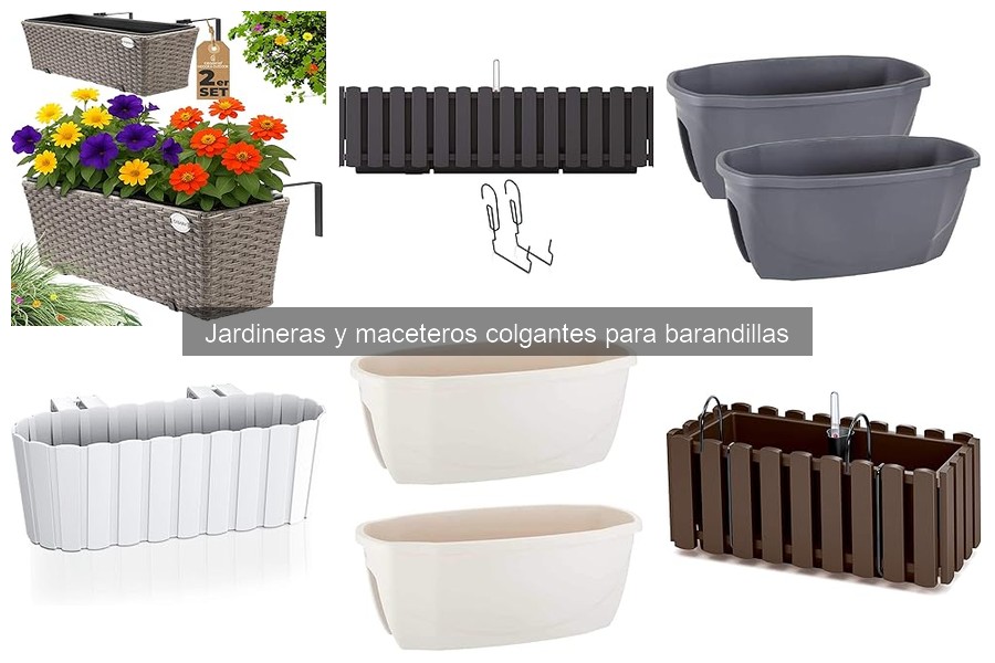 Guía de compra de jardineras y maceteros colgantes
