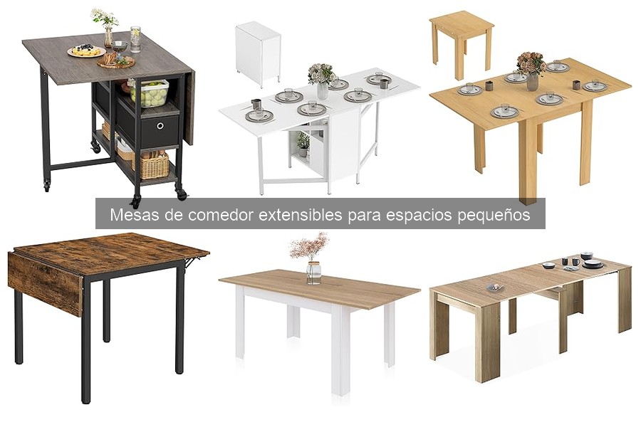 Guía de compra de mesas de comedor extensibles para espacios pequeños