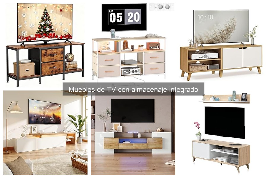 Guía de compra de muebles de TV con almacenaje integrado