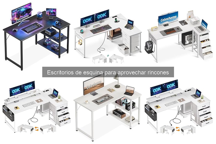 Guía de compra: Escritorios de esquina para maximizar espacios