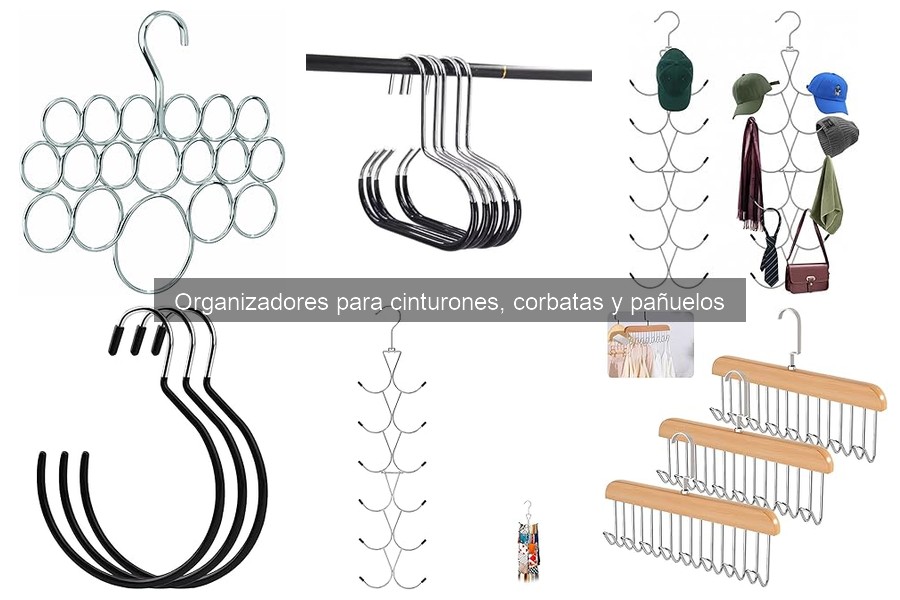Guía de compra: organizadores para cinturones y corbatas