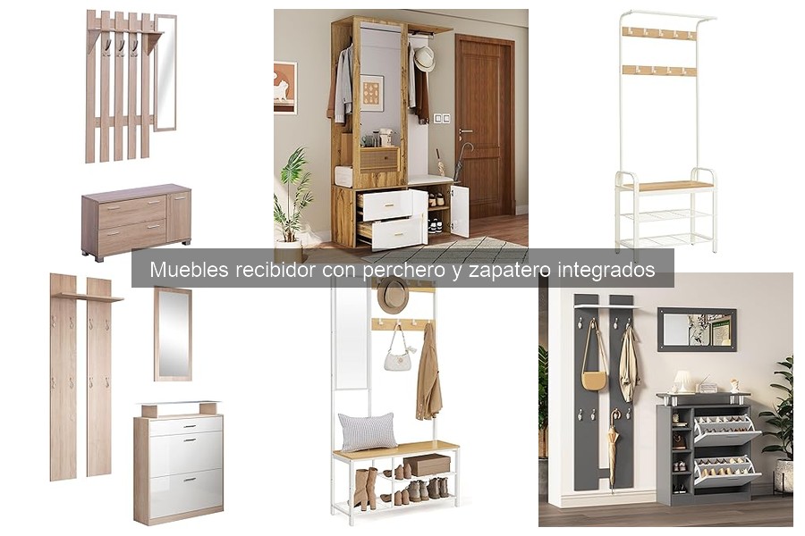 Guía para elegir el mejor mueble recibidor con perchero y zapatero