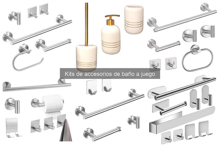 Guía para elegir kits de accesorios de baño a juego