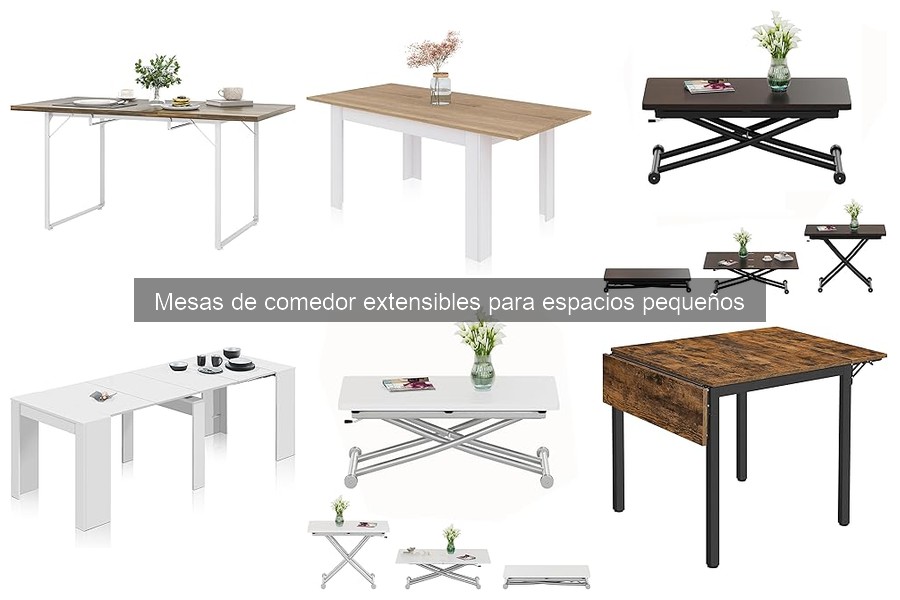 Guía para Elegir la Mesa Extensible Ideal para Espacios Pequeños