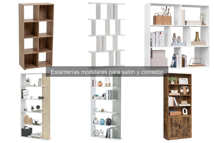 Ideas creativas con estanterías modulares para tu salón