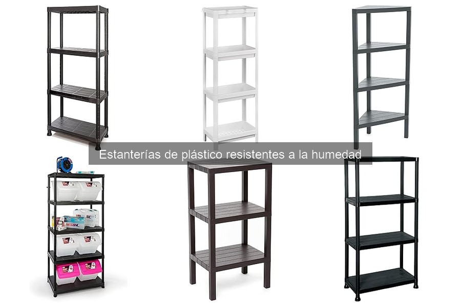 Ideas creativas de organización con estanterías de plástico