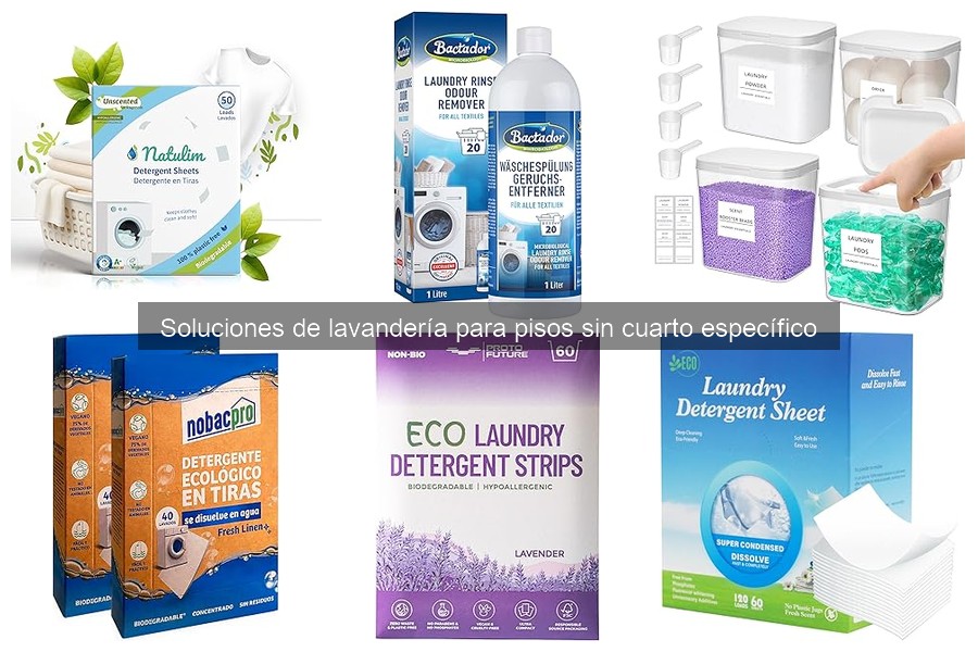 Ideas creativas para almacenar productos de lavandería