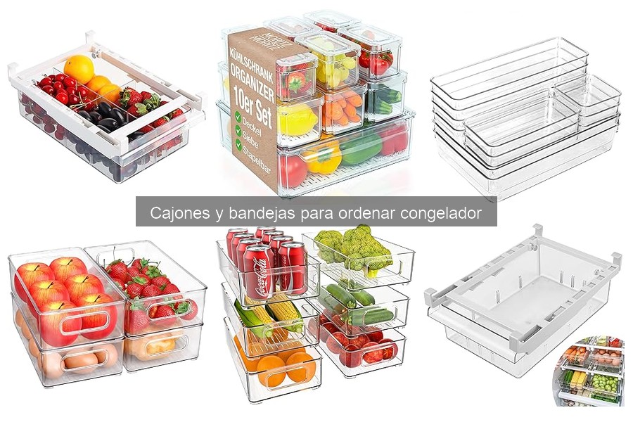 Ideas creativas para cajones y bandejas en tu congelador