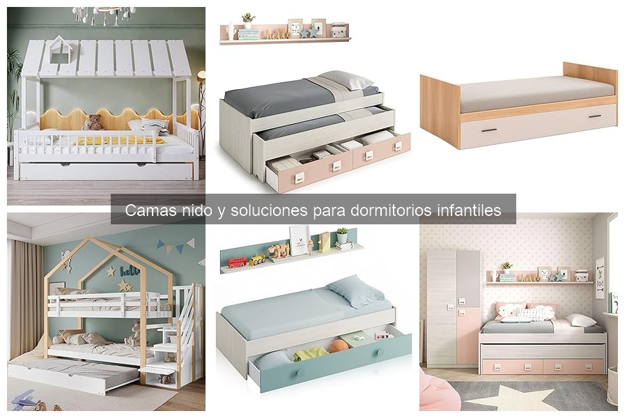 Ideas creativas para decorar dormitorios infantiles con camas nido