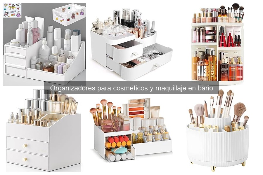 Ideas Creativas para Organizar el Maquillaje en Baños Pequeños