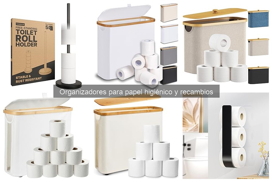Ideas creativas para organizar el papel higiénico en tu baño