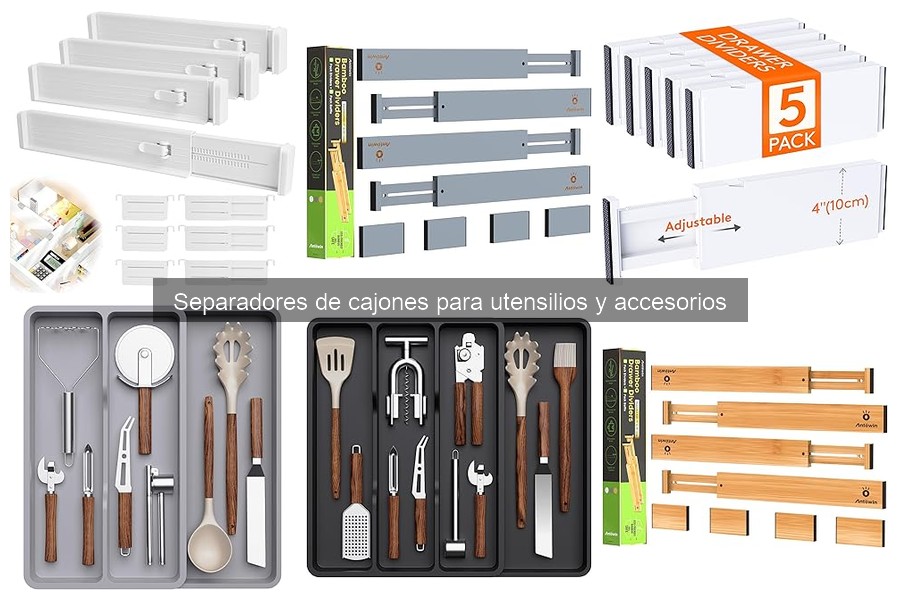 Ideas Creativas para Usar Separadores de Cajones