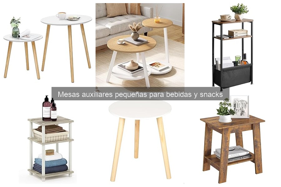 Ideas de decoración con mesas auxiliares pequeñas