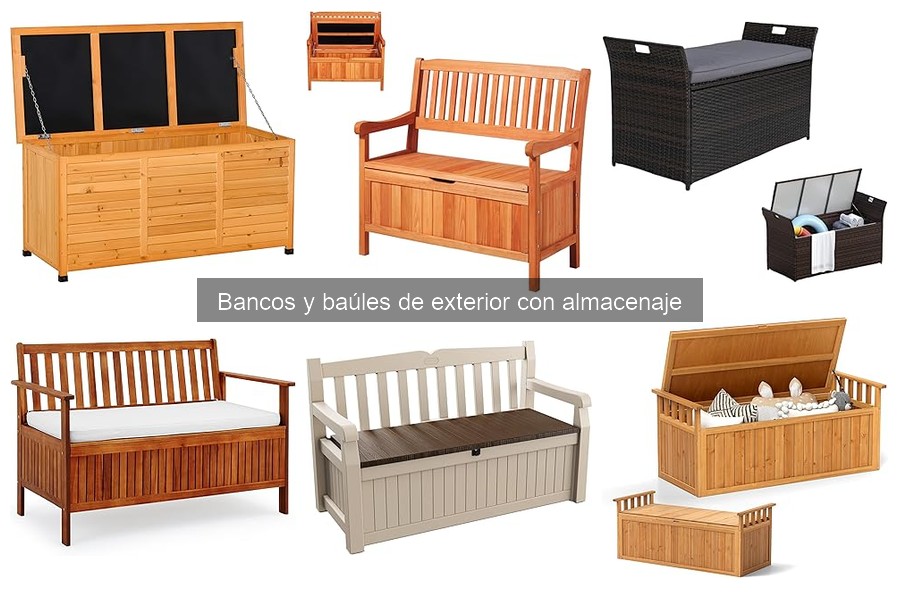 Ideas para Personalizar Bancos y Baúles de Exterior