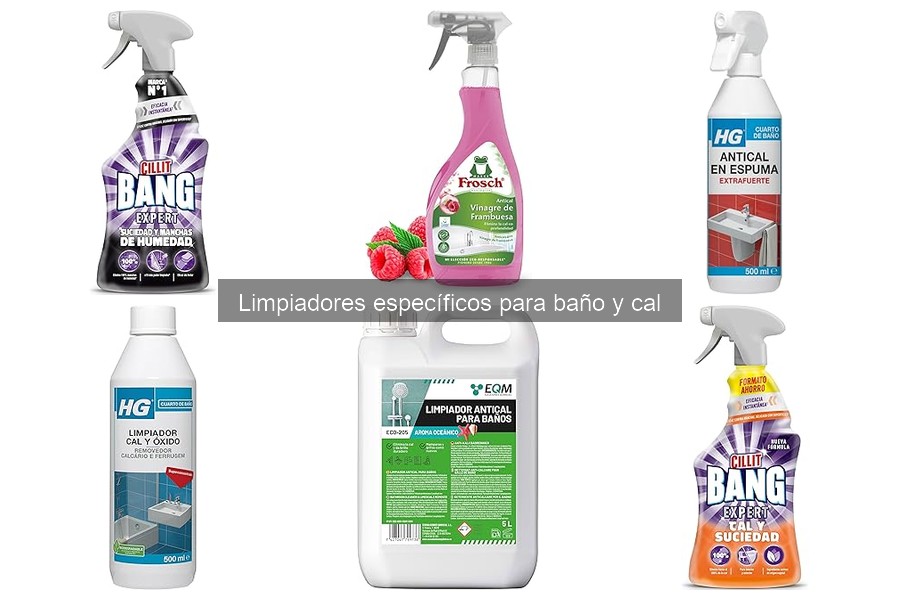 Limpiadores específicos para baño y cal: ¿Qué son?