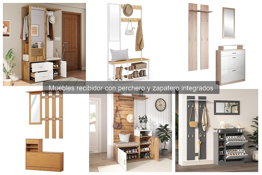 Mantenimiento de muebles recibidor con perchero y zapatero