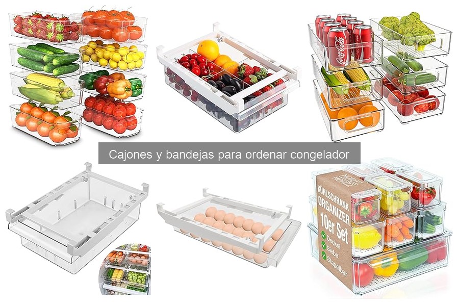 Mantenimiento y limpieza de cajones y bandejas para congelador