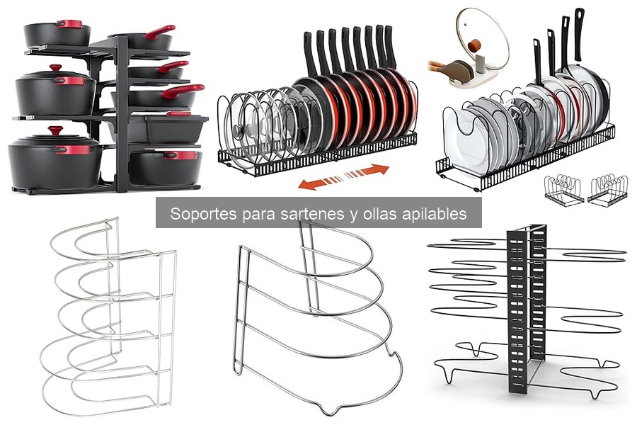 Mantenimiento y limpieza de soportes para sartenes y ollas