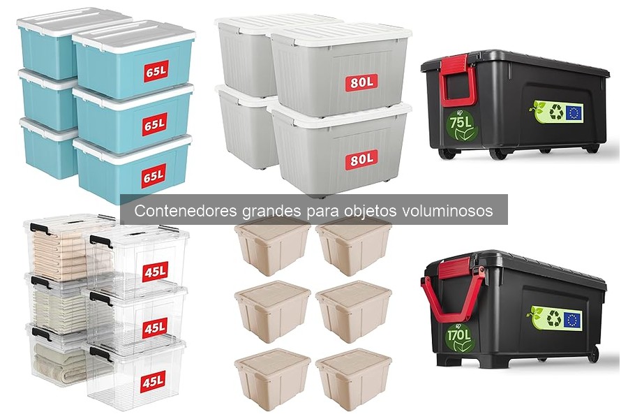 Materiales recomendables para contenedores grandes