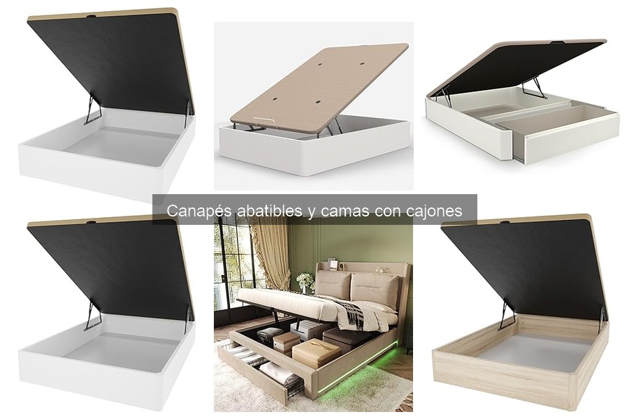 ** Maximiza el espacio bajo tu canapé abatible con estas ideas