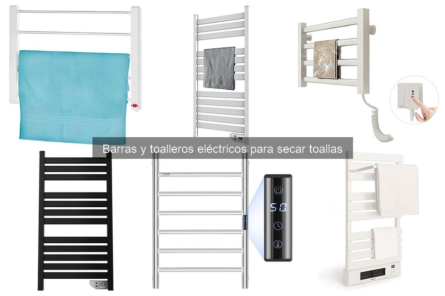 Mejores barras y toalleros eléctricos para baños pequeños