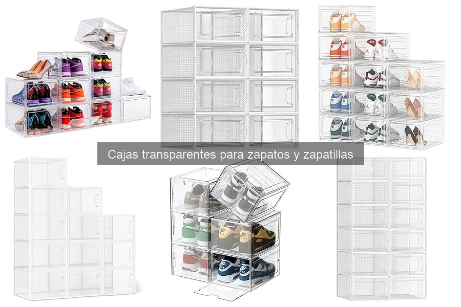 Mejores cajas transparentes para zapatos en Amazon