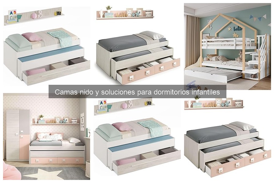 Mejores camas nido a buen precio para dormitorios infantiles
