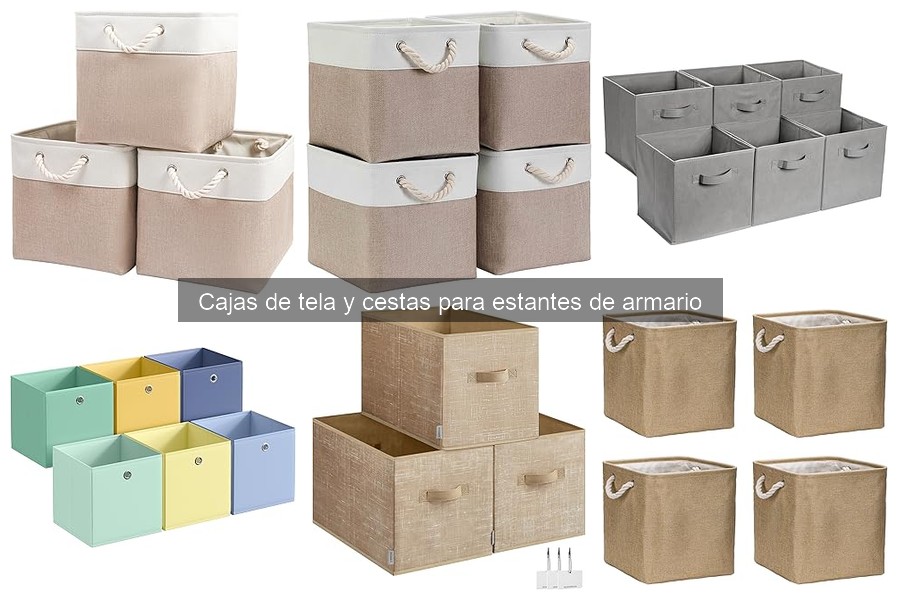 Mejores cestas para organizar armarios en apartamentos