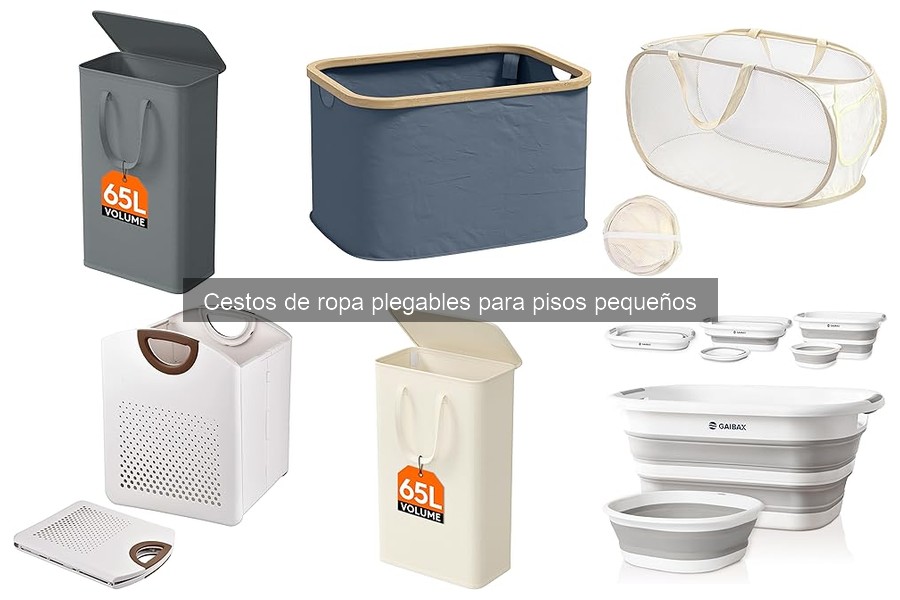 Mejores cestos de ropa plegables para espacios pequeños