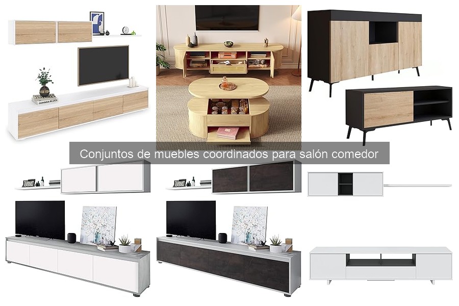 Mejores Conjuntos de Muebles para Salón Comedor 2023