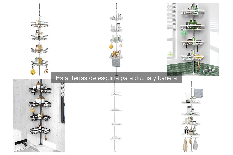Mejores estanterías de esquina para ducha en 2023