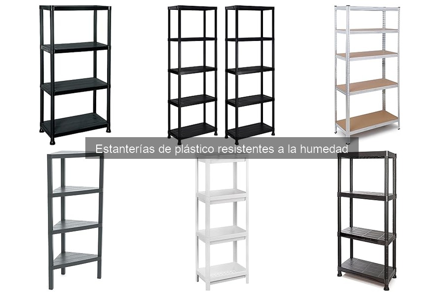 Mejores estanterías de plástico para espacios pequeños