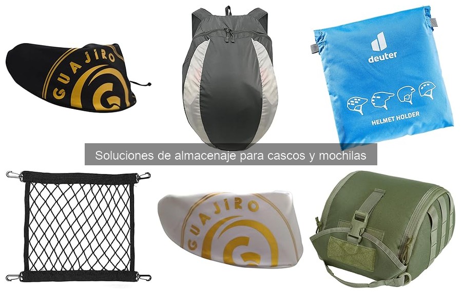 Mejores estantes para guardar cascos y mochilas