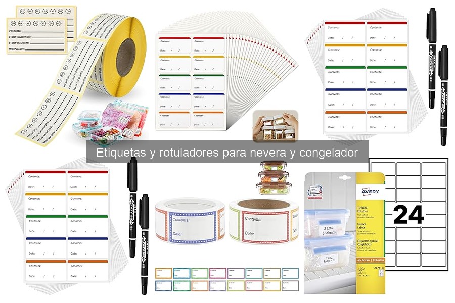 Mejores Etiquetas y Rotuladores para Nevera y Congelador