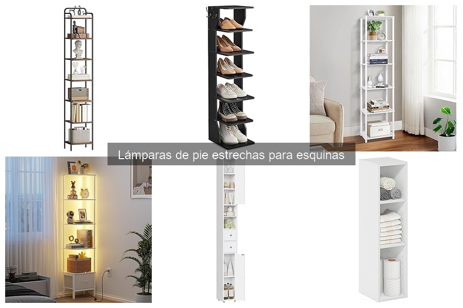 ** Mejores lámparas de pie estrechas para esquinas