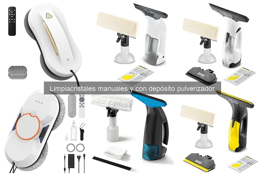 Mejores limpiacristales con depósito para ventanas grandes