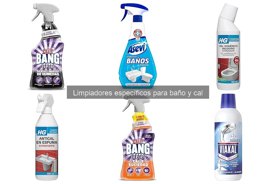 Mejores limpiadores para baño y cal: comparativa de marcas
